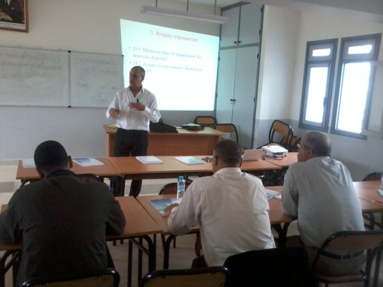 Organisation de sessions de formation au profit du personnel relevant de la Direction Régionale de l’Agriculture de Taza Al Hoceima Taounat. « Lot unique »