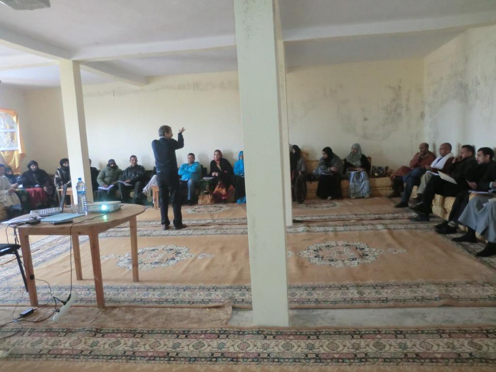 Réalisation des Sessions de formation au profit des acteurs locaux de L’INDH au niveau de la Province de Tan-Tan.